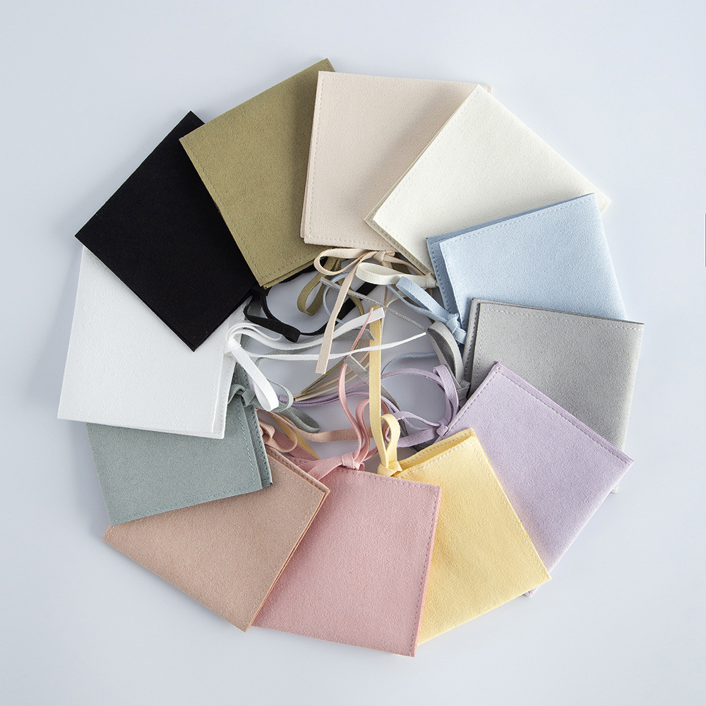 8g Weight Jewelry Packaging Bags Classification 1 Piece Quantity Daily Occasion Solid Color Pattern Simple Style Style 1 Piece Cloth Simple Style Daily Solid Color Jewelry Packaging Bags 无