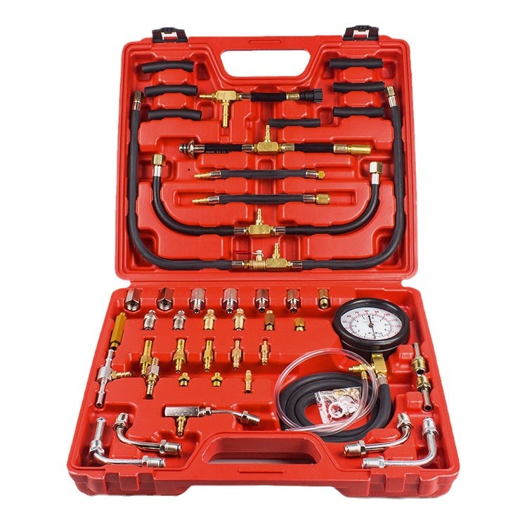 Manómetro de gasolina TU-443 Bomba de gasolina Probador de presión de combustible Herramienta Manómetro de mantenimiento de automóviles Manómetro de aceite