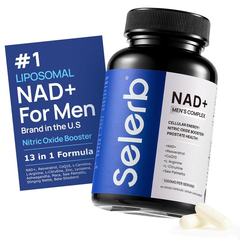 跨境NAD+Supplement for Men男士补充剂nad胶囊配方工厂资质齐全T|undefined