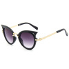 Children's fashionable sunglasses, European style, cat's eye