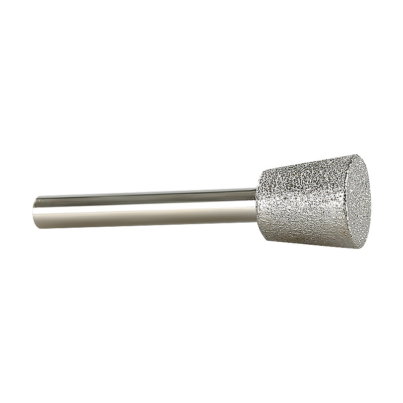 Galvanoplastia Emery cabeza de molienda amoladora eléctrica de talla pin Varilla de piedra de granito letras oblicuo cono de molienda Varilla de molienda de cabeza