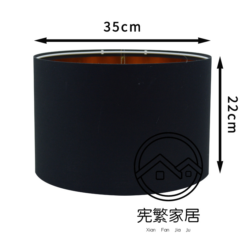 Transfronteriza desmontable plegable KD pantalla Shell sombreado redondo de lino de tela de mesa lámpara de pared lámpara de pie lámpara colgante Accesorios