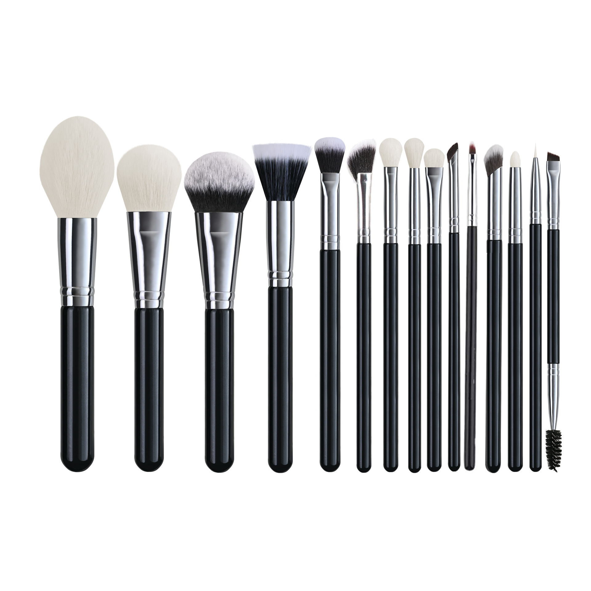 Zonia 20 piezas/15 piezas/30 piezas/42 piezas/24 piezas juego de pinceles de maquillaje cepillo de polvo suelto de pelo de animal venta directa transfronteriza