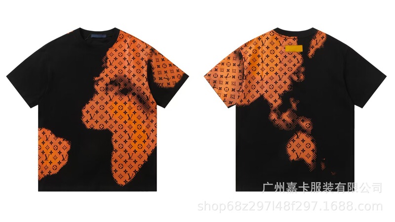 跨境25ss驴家高品质时尚短袖潮牌外贸经典款男女同款T恤透气棉质|undefined