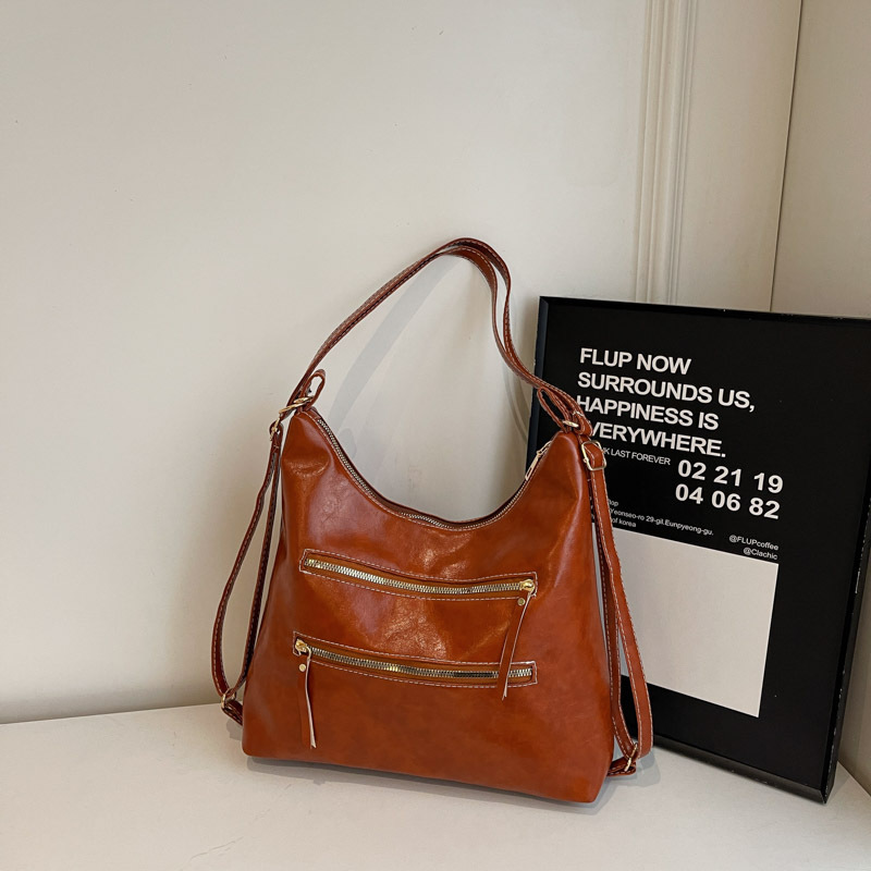 Casual viaje retro bolsos de mujer 2025 nuevo otoño invierno de alta capacidad sensación de hombro mochila bolsa