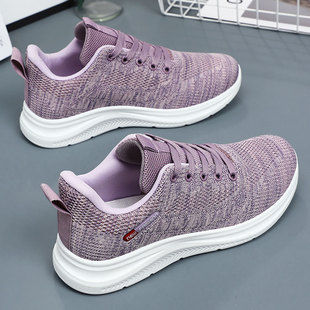 Shoes for Women 2025 Summer New Export Cross-Border Fly Woven Women's Shoes Shoes Soft Sole Casual Sports Shoes for Women