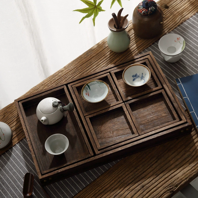 Japanese creative rectangular tea set for hotel