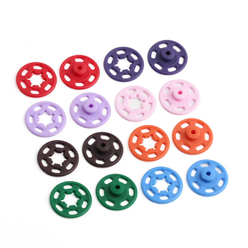 Anti-lighting hidden buttons, colorful invisible shirt snaps, transparent plastic buttons, baby clothes snap buttons, mother-in-law buttons