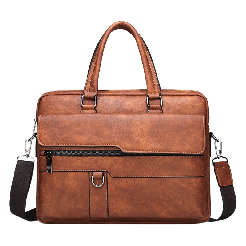 Men's bag handbag shoulder bag retro men's bag briefcase business computer bag men's messenger bag briefcase