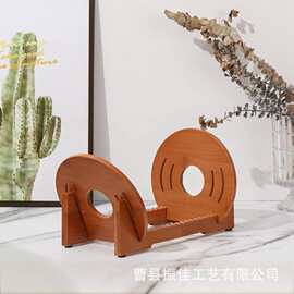 木质CD支架桌面专辑影碟收藏架乙烯唱片收纳家用书本碟片展示架