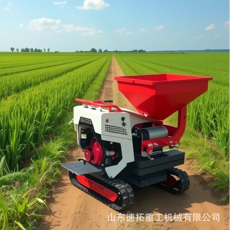 厂家迷你小型履带翻斗车全地形液压 工地农用果园液压自卸运输车