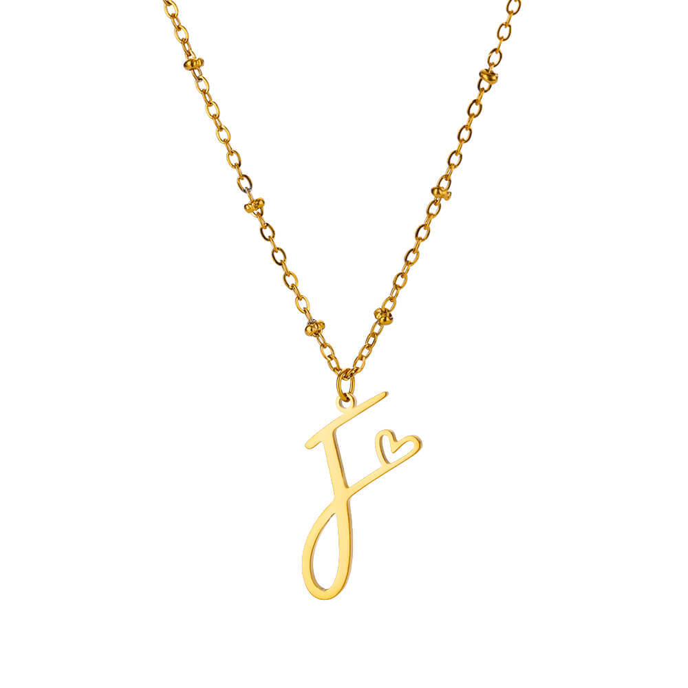 8g Weight 0.03µm-0.05µm Gold Plating Thickness PVD Coated Gold Plating Process Real Gold Plated Plating Material 304 Stainless Steel Pendant Material Pendant Necklace Classification 304 Stainless Steel Chain Material cable chain Chain Type 1 Piece Quantity Holiday, Daily Occasion 304 Stainless Steel Material Letter, Heart Shape Pattern Unisex Gender IG Style, Sweet Style Waterproof Non Tarnish, Plating, Hollow Out Craft PVD Coated Real Gold Plated Letter Heart Shape 304 Stainless Steel IG Style Sweet Waterproof Non Tarnish 304 Stainless Steel Pendant Necklace 15