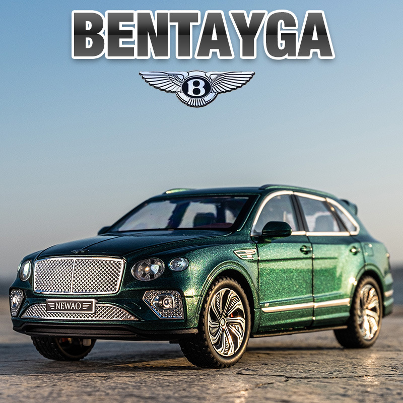 Bentley Contour Luxury SUV Alloy Model Car, Children's Large Toy Car Gift 1:24 Scale Authentic Car Model