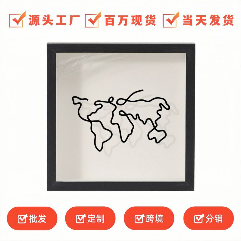 Cross-Border Customized Concert Ticket Storage Photo Frame Travel Airplane Ticket Postcard Souvenir Banknote Storage Frame