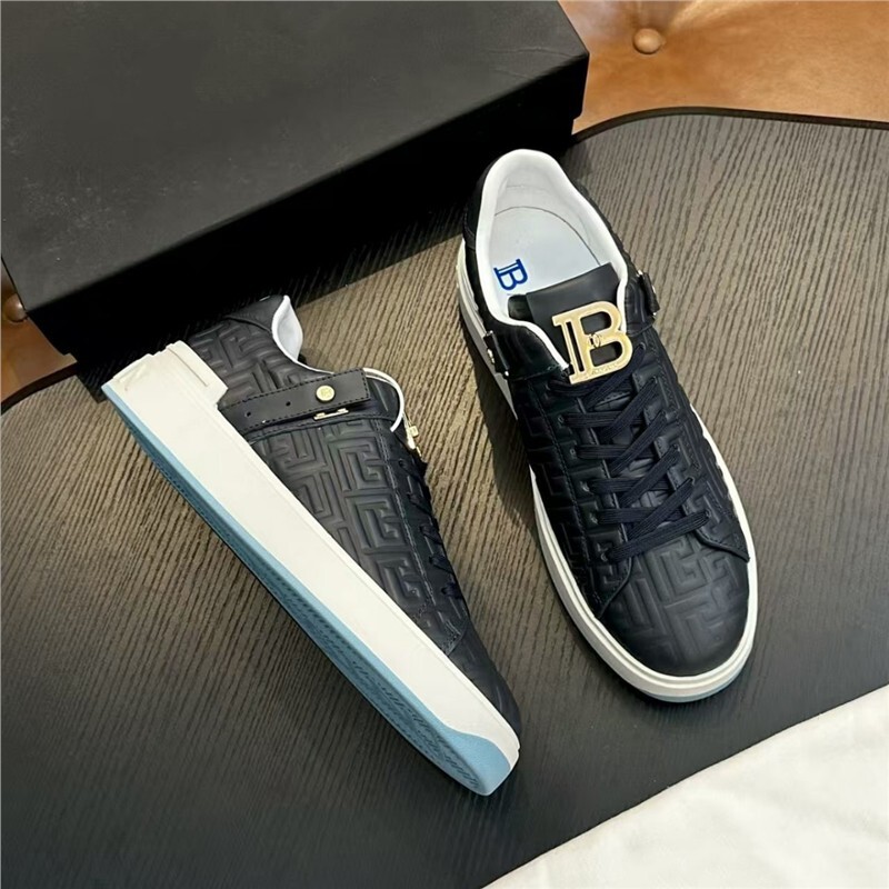 European Cross-Border New Luxury Balmain Low-Top Thick-Soled Casual Shoes Sneakers Soft-Soled B-Brand Sports Shoes