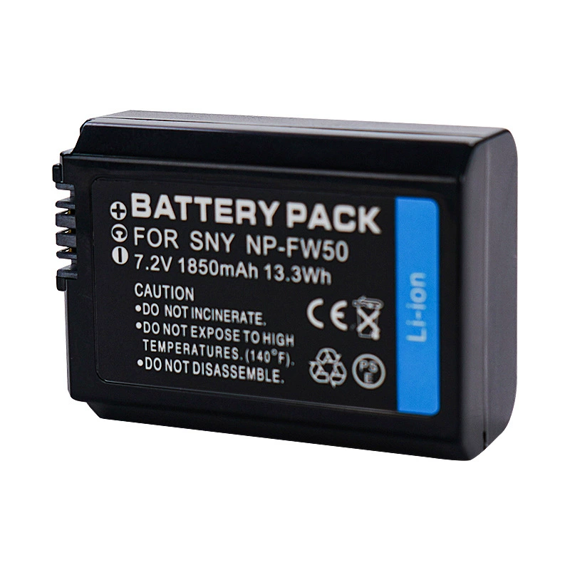 Батарея FW50 совместима с камерой Sony NP-FW50 a5000 NEX5T a33 a35 a55 NEX-C3