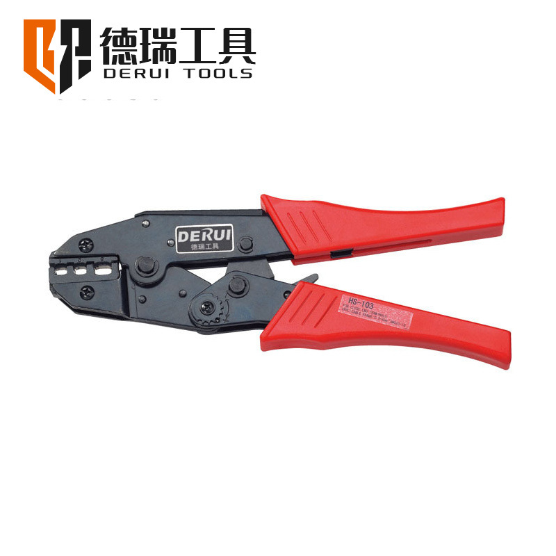 德瑞工具HS-103 9"棘轮式压线钳(欧洲型)1,2,6mm2专用