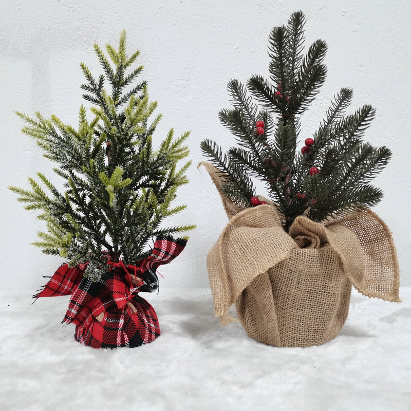 圣誕樹氣氛布置松針樹場景布置 圣誕樹圣誕節(jié)裝飾品松針樹