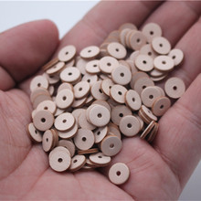 双面牛皮隔片植鞣皮革超薄双层粘合文玩菩提手串垫片56810散珠DIY