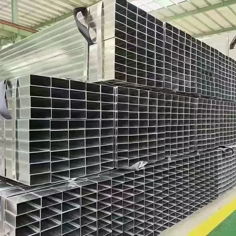 定制天津批发建筑工程消防大棚镀锌方矩管普碳钢Q195热扎无缝方管