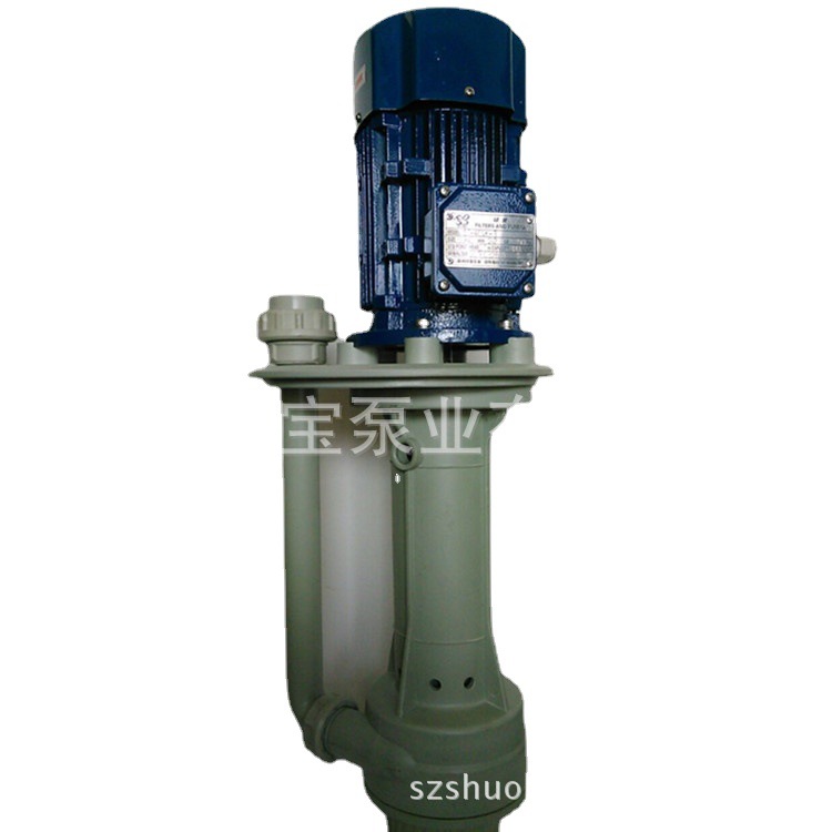 PCB耐酸碱循环立式液下泵 喷淋立式液下泵 净化塔循环槽内立式泵
