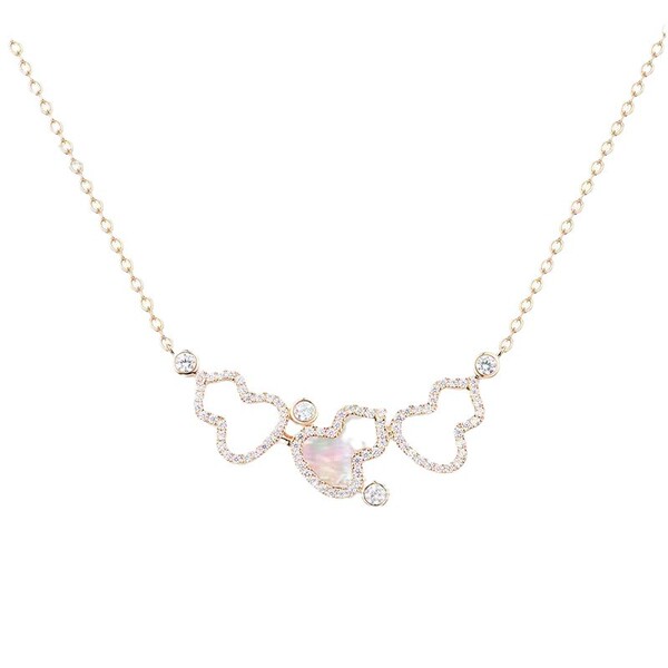 Necklace with zircon
