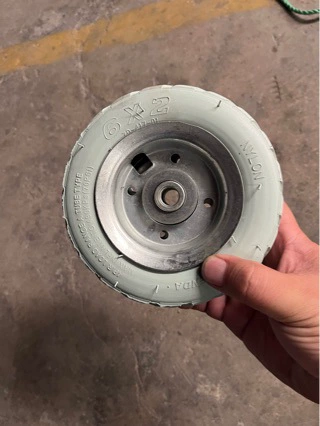 6x2 серые резиновые надувные колеса 6 дюймов скейтборд колеса 6x2 серые шины