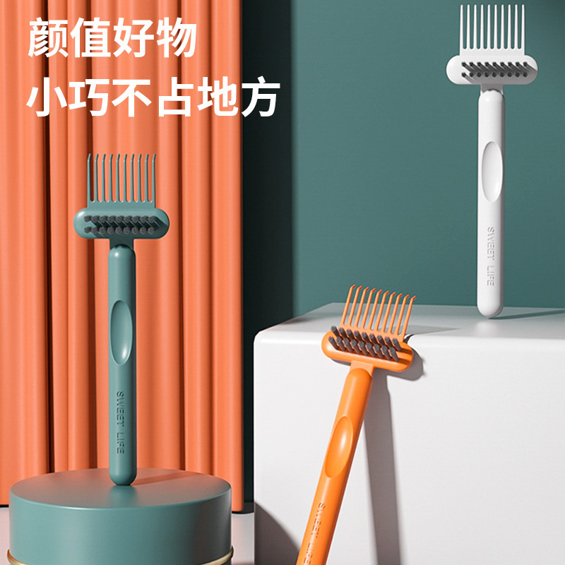 Casual Cut Out Air Bag Comb Cleaning Brush Cleaning Brush Curly Hair Massage Cleaning Brush Cleaning Artifact Comb Cleaning Claw