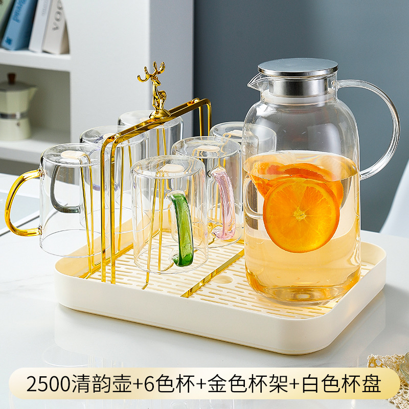 Кувшин стеклянный Hongzhu Qingyun 2500мл полный набор