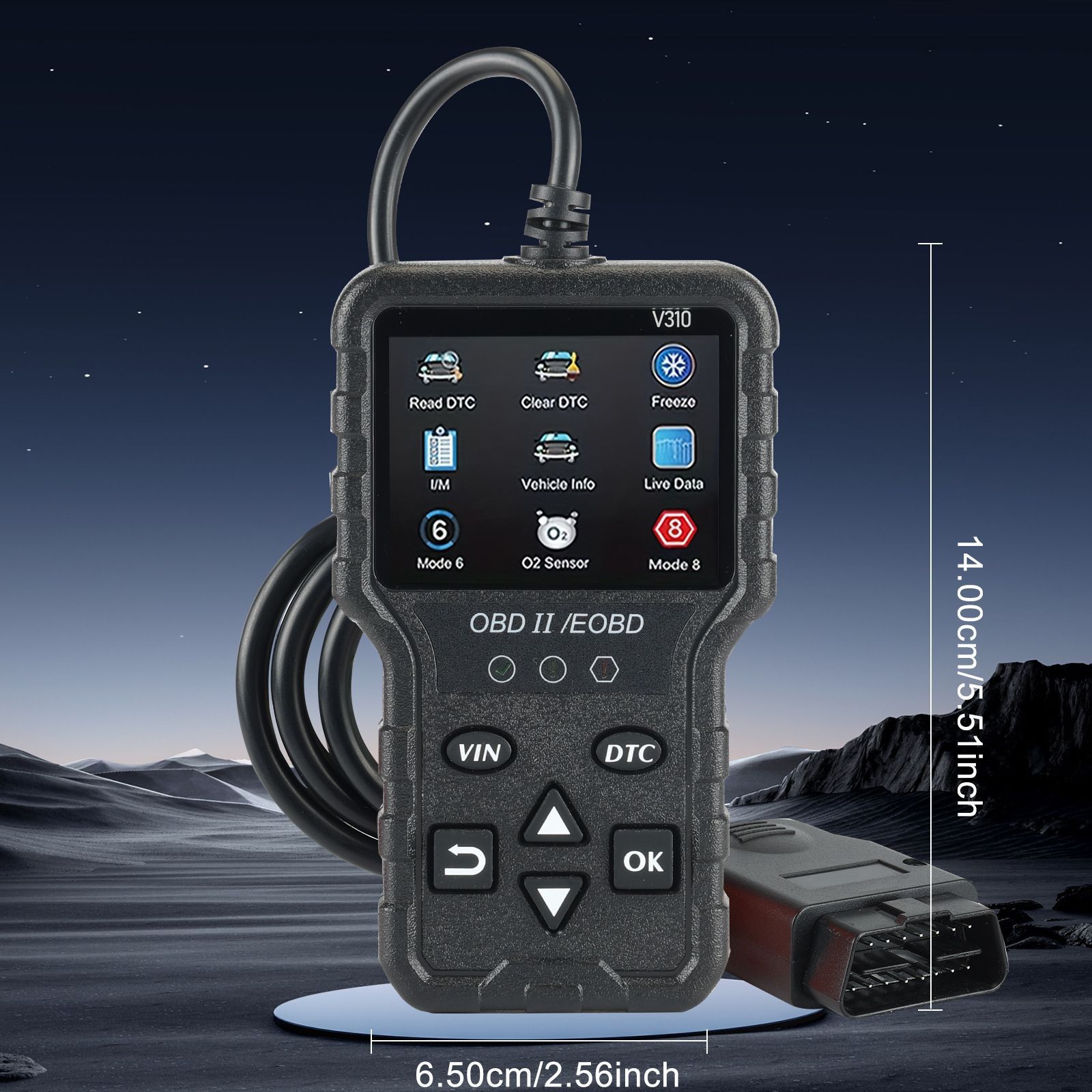 Car fault detector, OBD2 engine diagnostic tool, OBD diagnostic tool, car diagnostic instrument, OBD