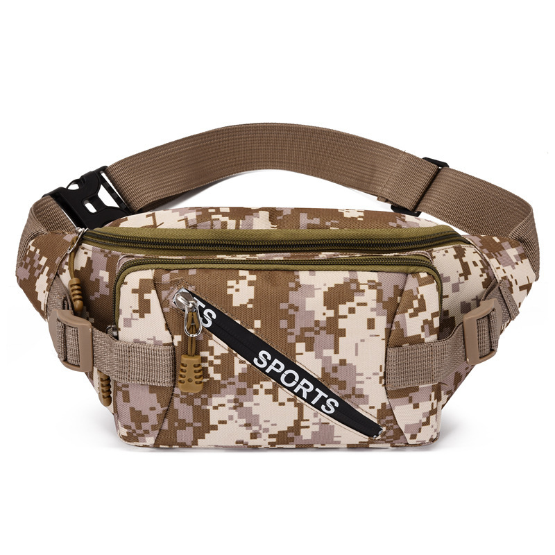 Deportes al aire libre multifunción anti-salpicaduras de agua cajero negocio bandolera bolsa de pecho para hombres y mujeres para trabajar resistente al desgaste de gran capacidad