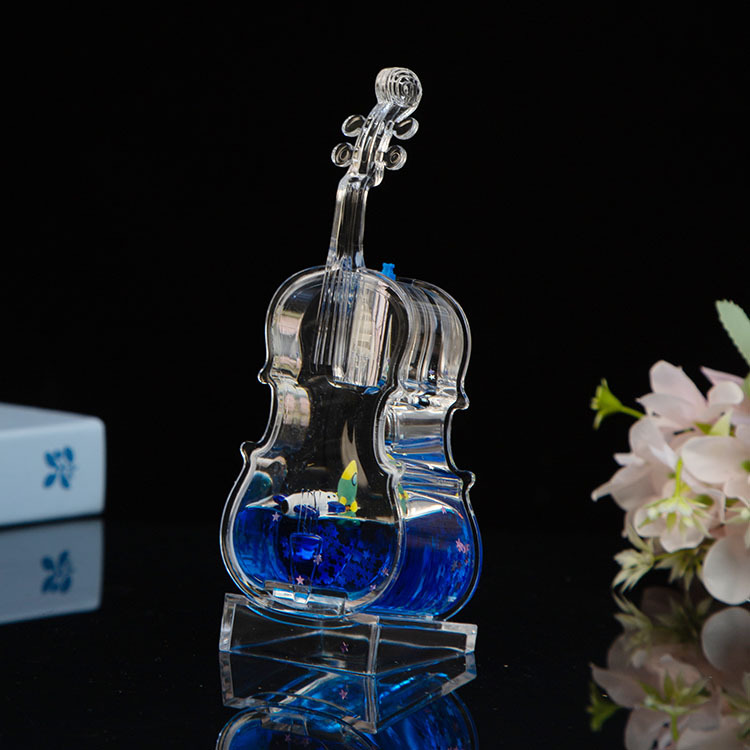 Acrílico transparente panda gota de aceite reloj de arena líquido botella de arena flotante regalo de cumpleaños para niños decoración de escritorio de oficina