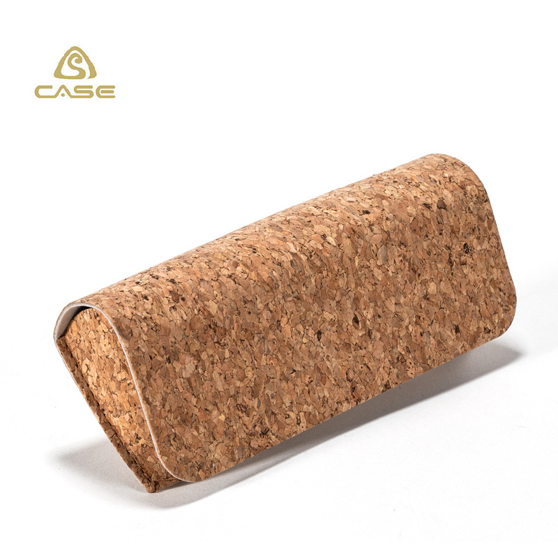 Source Factory Cork Glasses Case Regenerated Glasses Leather Case Degradable Soft Bag Optical Frame Sun Leather Mirror Case