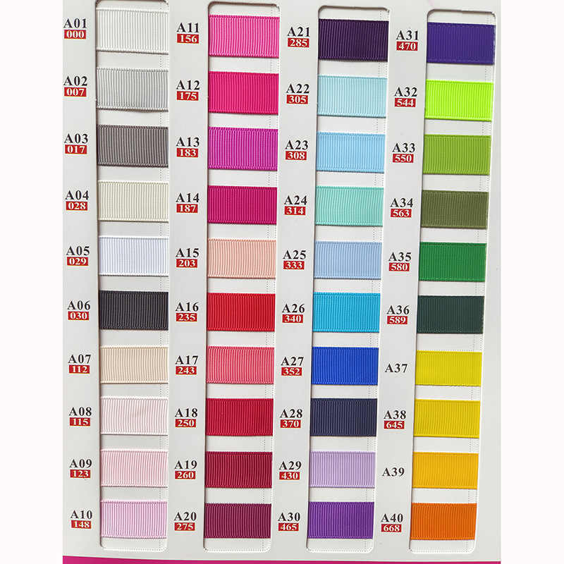 tarjeta de color de cinta de poliéster de alta densidad tarjeta de color de cinta de rosca tarjeta de color de cinta de rosca gruesa tarjeta de color de referencia Yao Ming