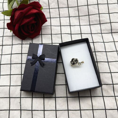 Factory direct sales 5*8 knot ring earrings bracelet packaging box gift box jewelry box jewelry box necklace box