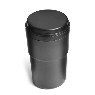 Factory supply high temperature resistant flame retardant PBT car ashtray large capacity home car dual-use car ashtray wholesale (Car ashtray) - 6162-ashtrayblack