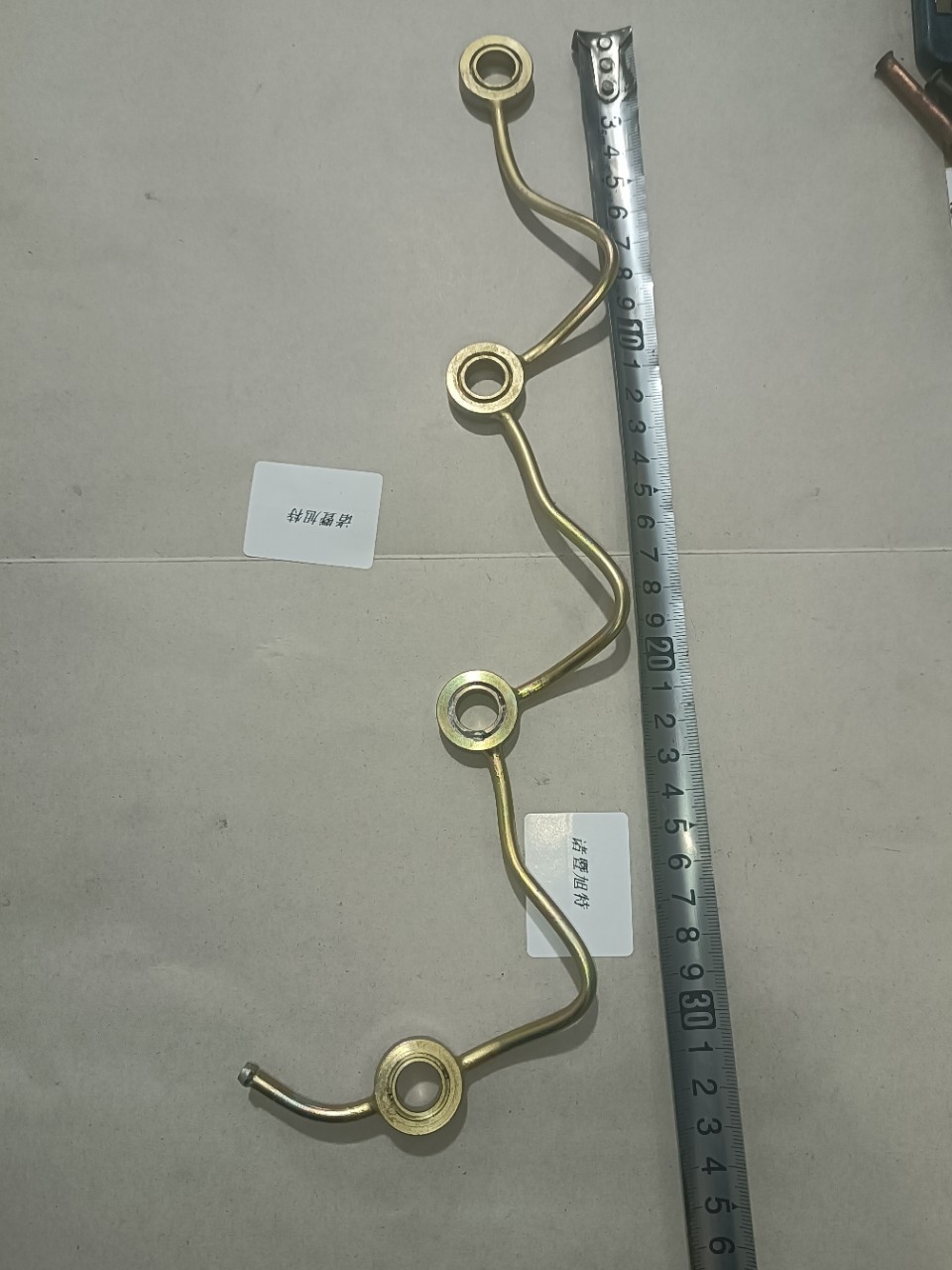 Toyota forklift engine oil pipe 23760-54011 color zinc return pipe? 2L 3L 2L-TE iron pipe 5m