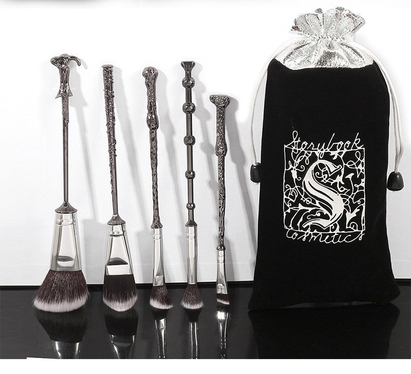 Harry Potter wand makeup brush set - Image 3