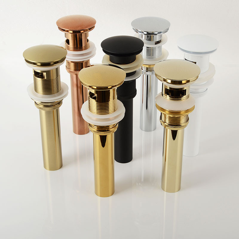 European-style large jumping siphon with holes, bathroom sink drain, siphon with overflow hole, anti-odor, anti-leak