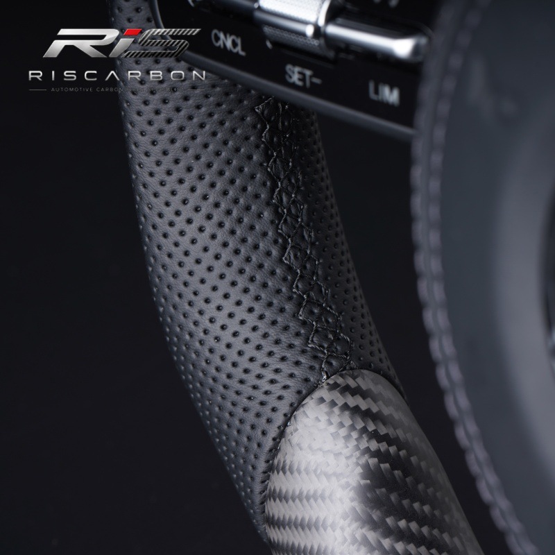 Matte carbon fiber black 809 steering wheel compatible with Mercedes-Benz W204 W205 W207 W211 W213 W22