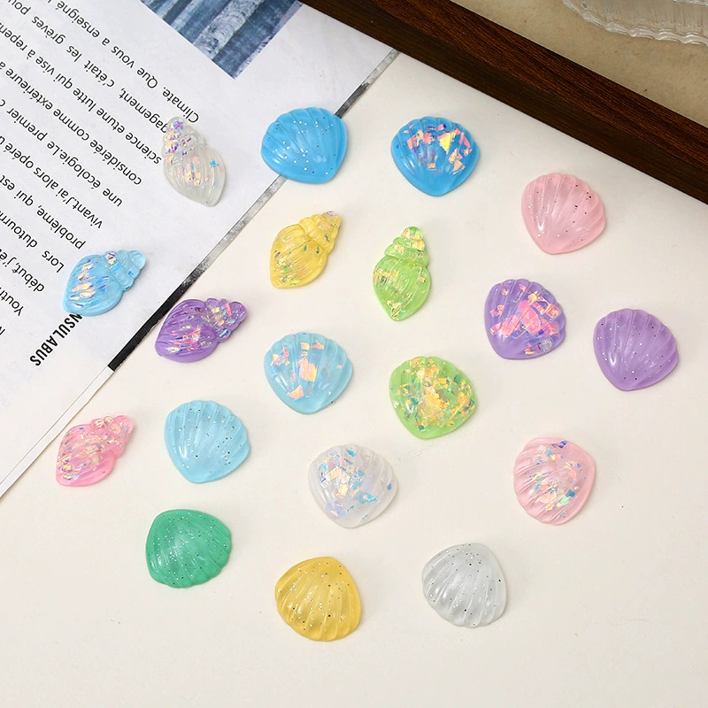 Трансграничный новый симулированный пляжный ракушка патч ювелирные аксессуары ручной работы