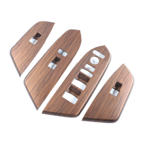 Suitable for Honda 17-21 CRV Haoying Peach Wood Grain Interior Modification Decorative Gear Panel Center Control Trim Strip Gear Head