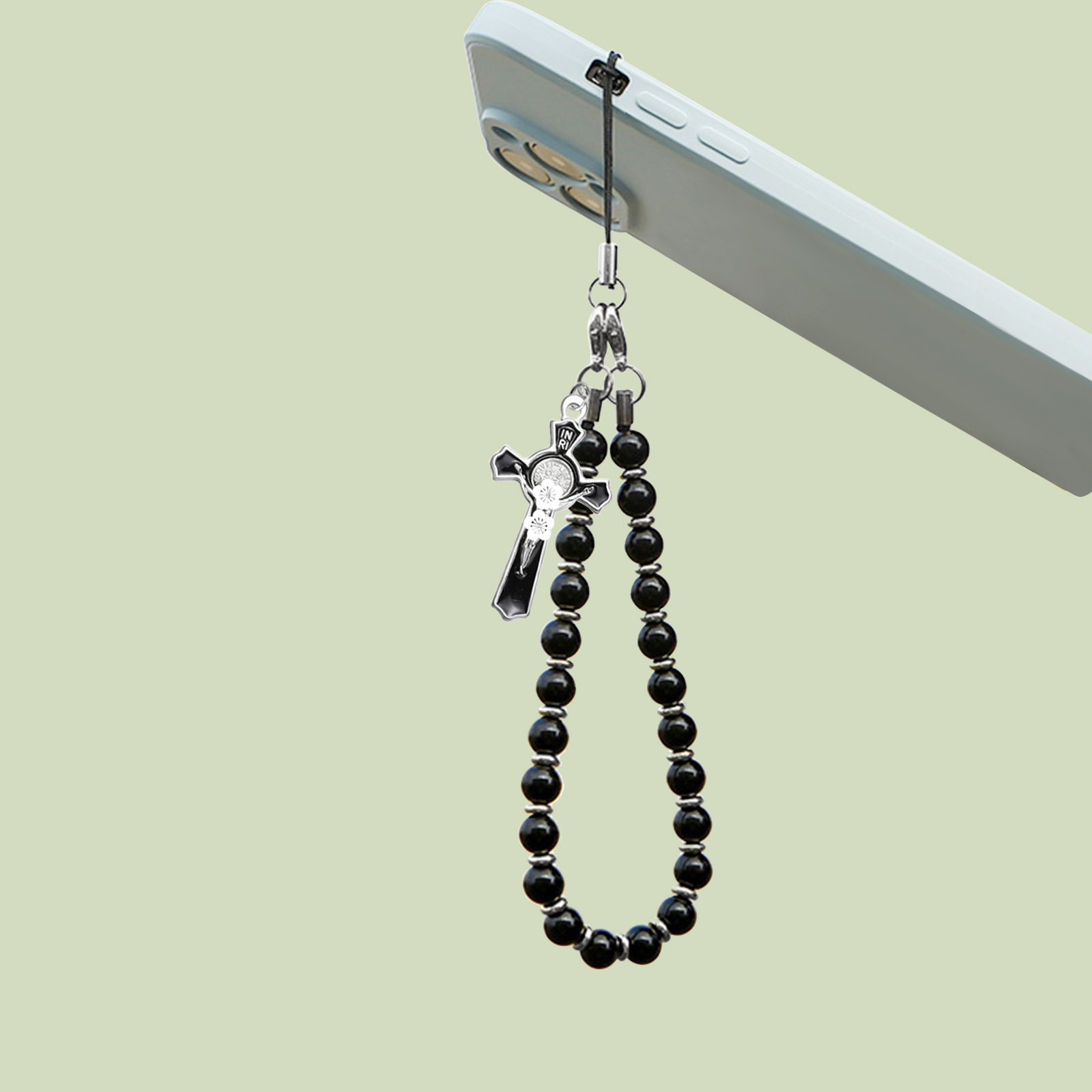 Colgante de cruz de aceite de gota de aleación transfronteriza collar de bricolaje accesorios de llavero