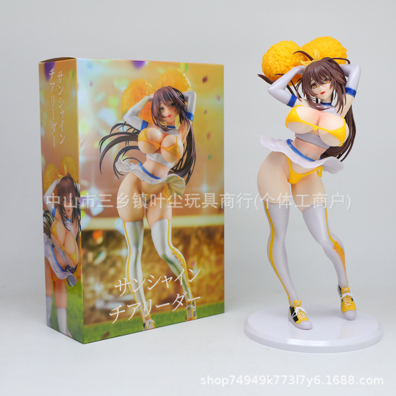 Two-Dimensional Anime Bikini Sunshine Cheerleader Beauty Girl Figure Model Toy Case Bookshelf Decoration Wholesale