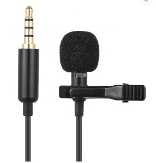 Lavalier mobile phone microphone live br...