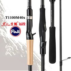 Jikun 高炭素ルアーロッド超遠投海バスロッドガンハンドルストレートハンドル軽量釣竿ユニバーサル t1100m40x