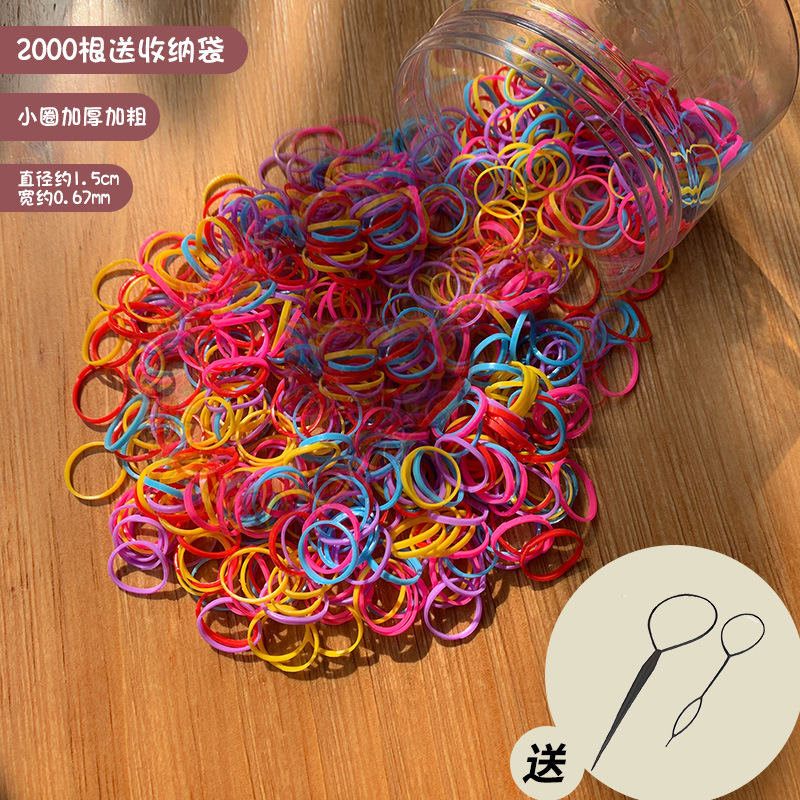 Banda de goma desechable para niños, el cabello del bebé no daña el cabello