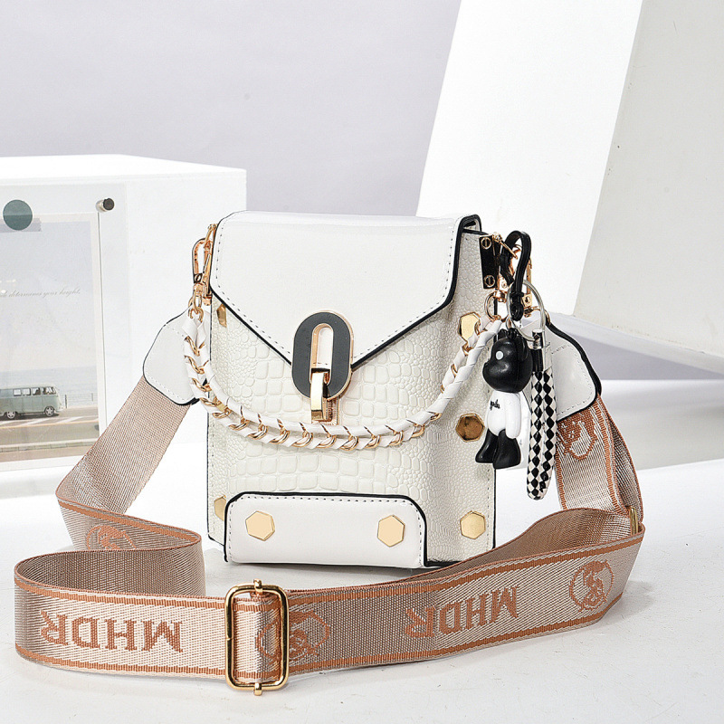 Minibag de piel brillante nueva moda universal cocodrilo atmósfera bolsos de madre de moda bolsos de hombro