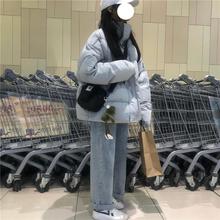 羽绒棉服女冬2025新款棉袄外套学生韩版宽松加厚棉衣面包服ins潮