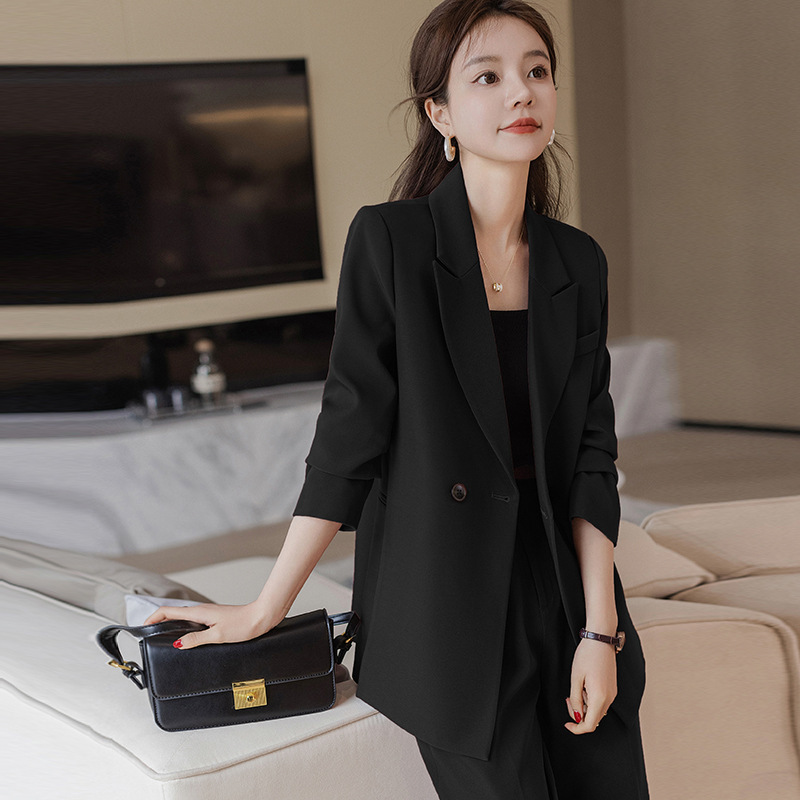 西装套装女装高级感职业装正装时尚休闲西服外套西装女阔腿裤套装|undefined